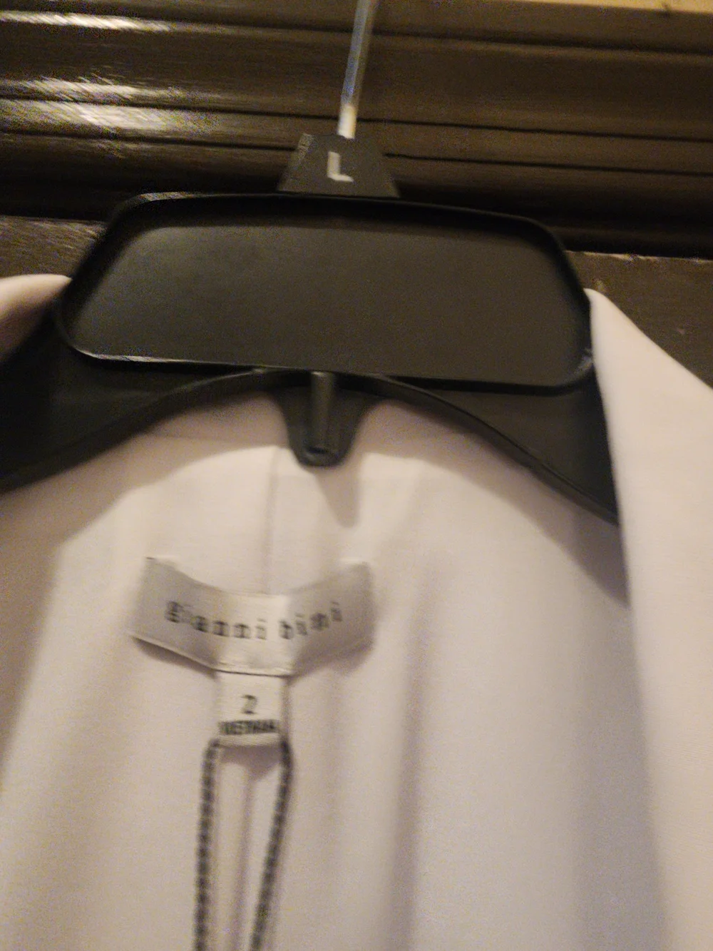 Gianni Bini White Open-Front Blazer Jacket - Picture 2 of 4